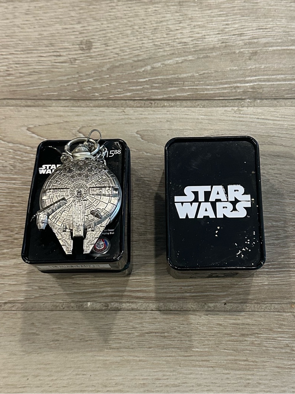 VTG Star Wars “Millennium Falcon” Stainless Steel Deluxe Pocket Watch